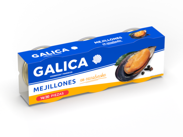 MEJILLON ESCABECHE 14-20 RO-85 PACK-3-pack3